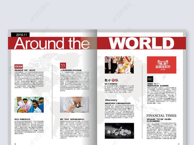 Word電子期刊雜志DOC內刊設計模板 高效制作專業企業內刊